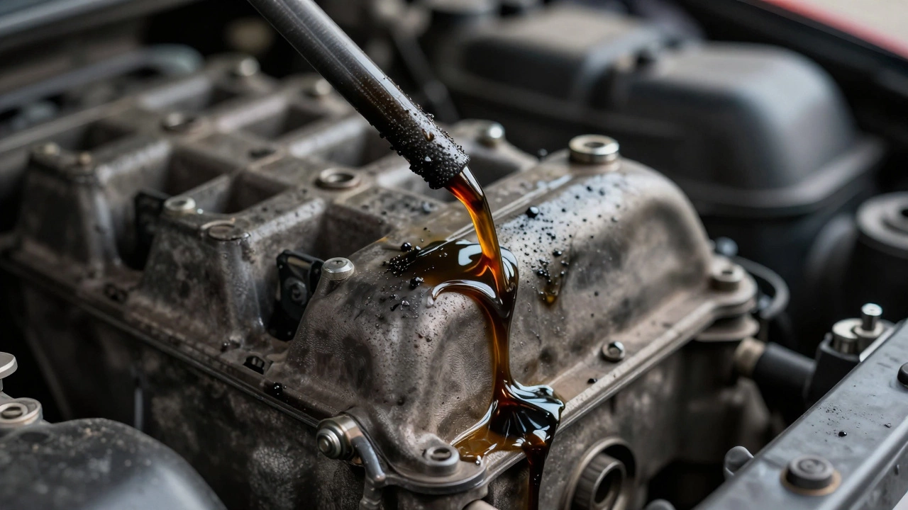 Как ведет себя двигатель на старом масле: последствия и признаки износа